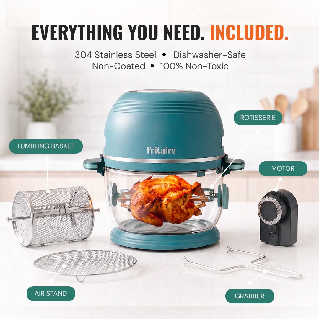 Self-Cleaning Air Fryer™ &amp; Non-Toxic Air Fryer™ - Mauve Rose