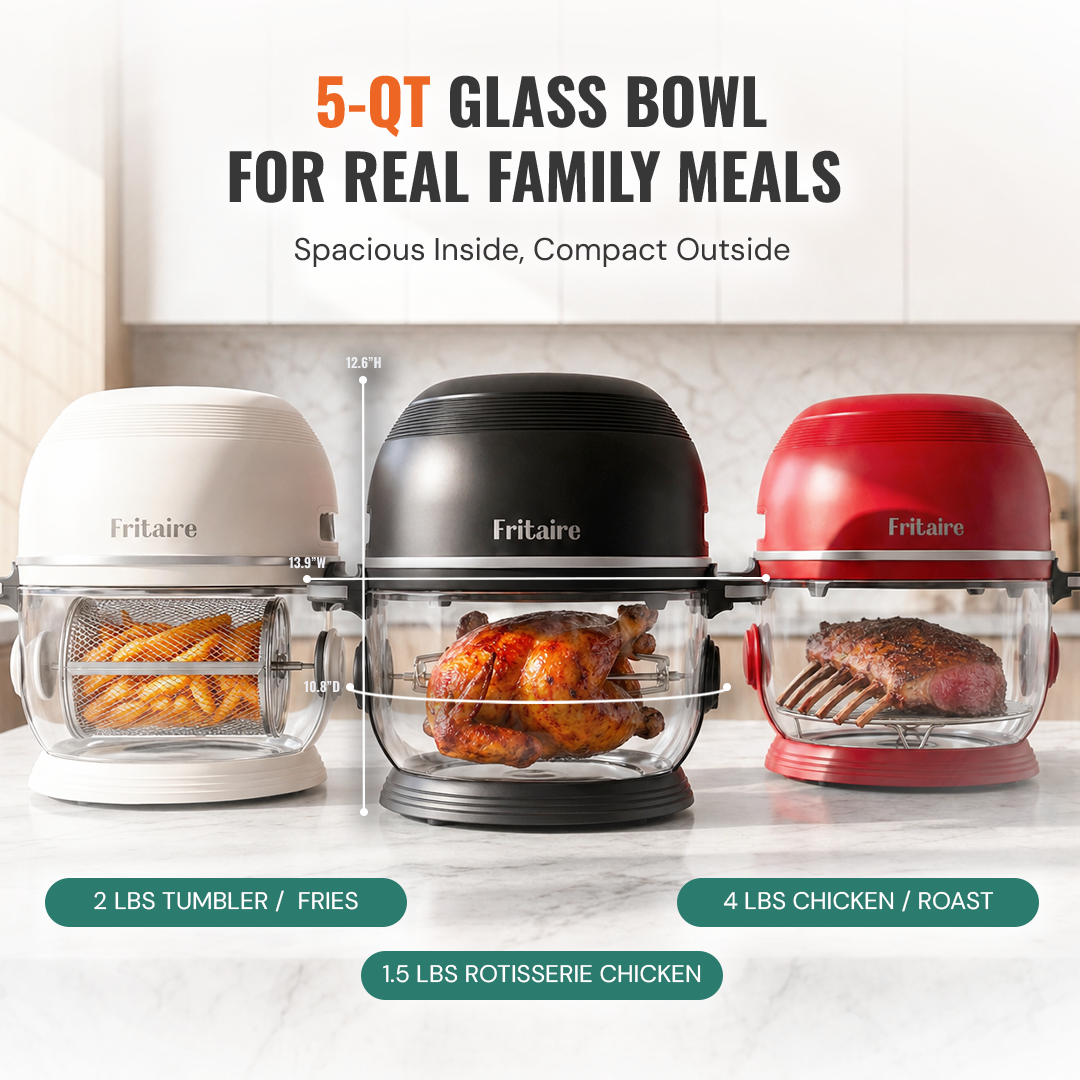 Self-Cleaning Air Fryer™ &amp; Non-Toxic Air Fryer™ - Mauve Rose