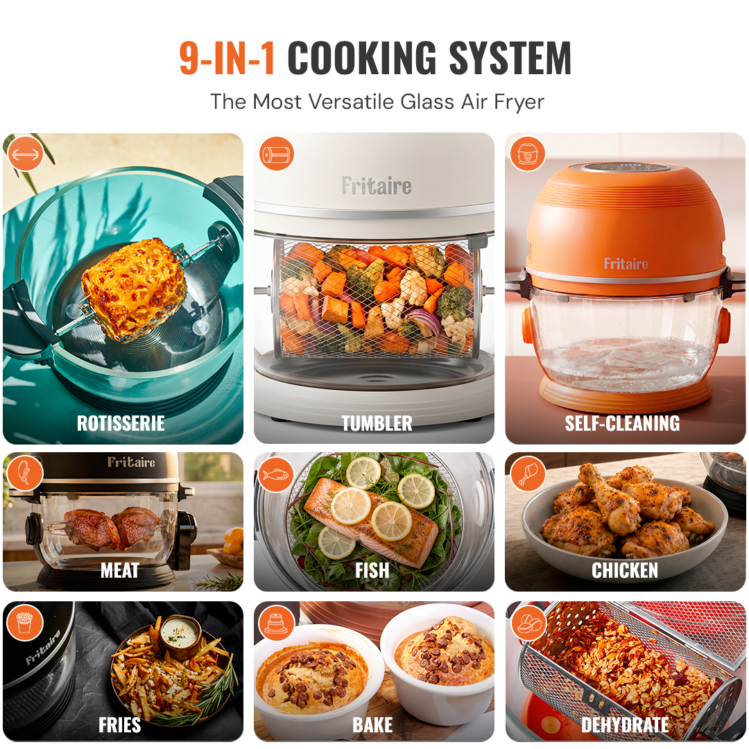 Self-Cleaning Air Fryer™ &amp; Non-Toxic Air Fryer™ - Mauve Rose