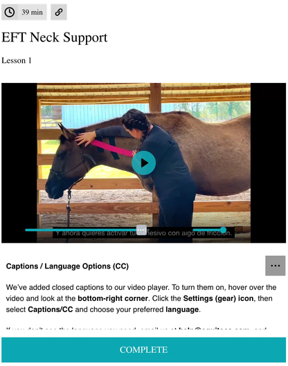 EFT Neck Support