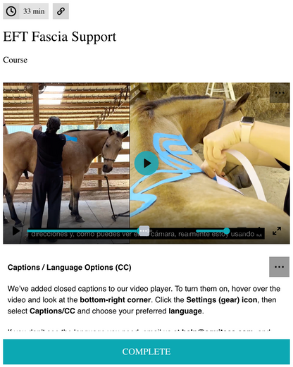 EFT Fascia Support